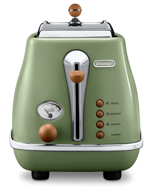 Тостер DELONGHI CTOV2103.GR (900Вт/метал/олив.)